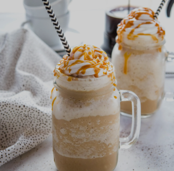 Membuat Caramel Frappe ala Kafe di Rumah