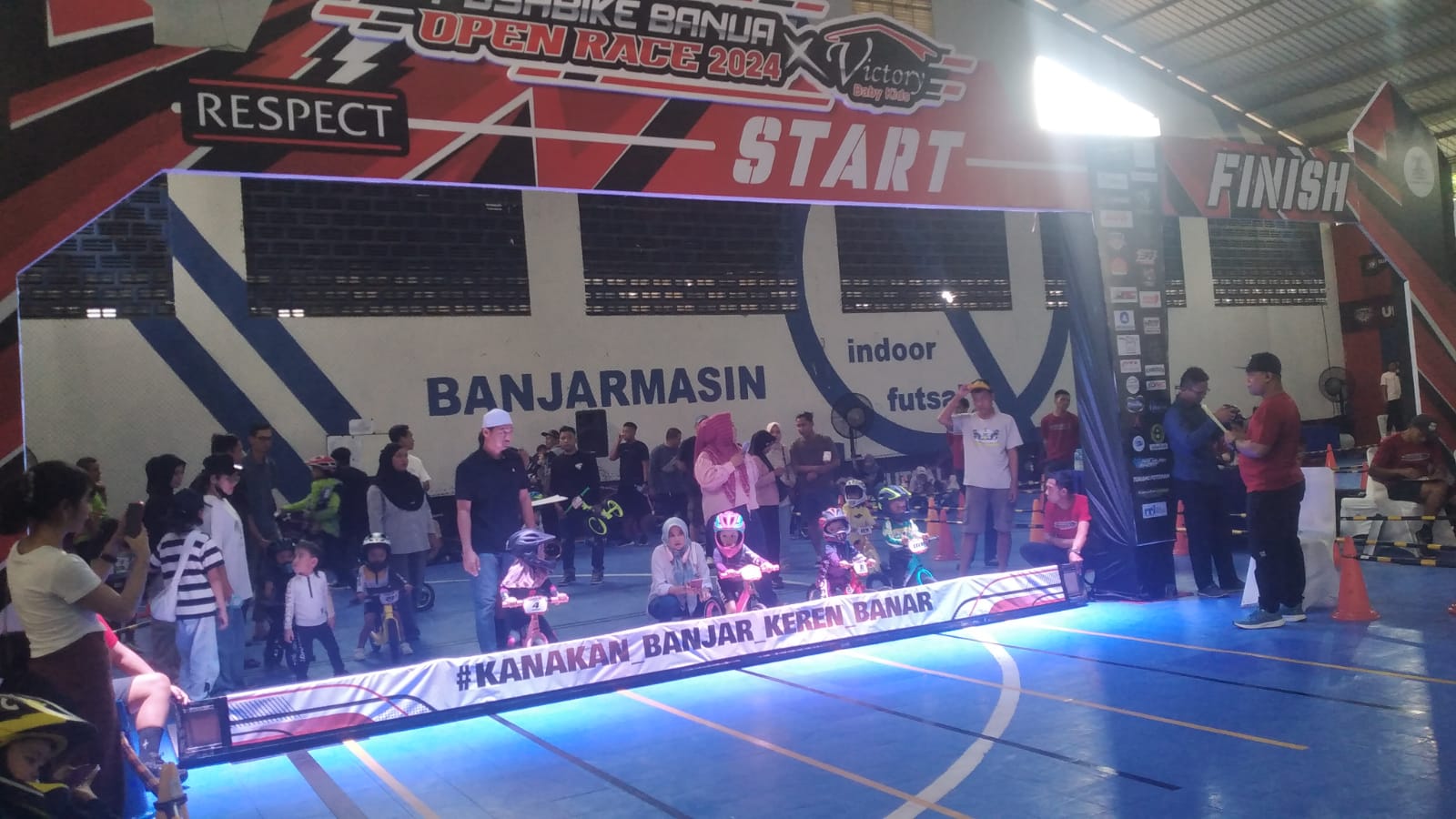 Gaspol! Gelar Banjarmasin Pushbike Dibanjiri Antusiasme Pembalap Indonesia