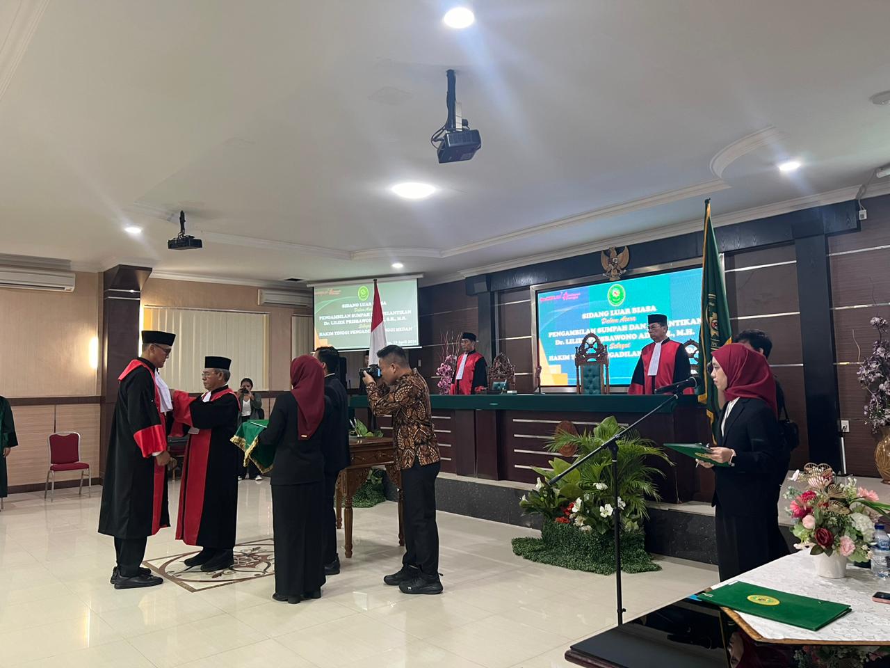 Dr. Liliek Prisbawono Adi, SH., MH Dilantik jadi Hakim Tinggi Medan