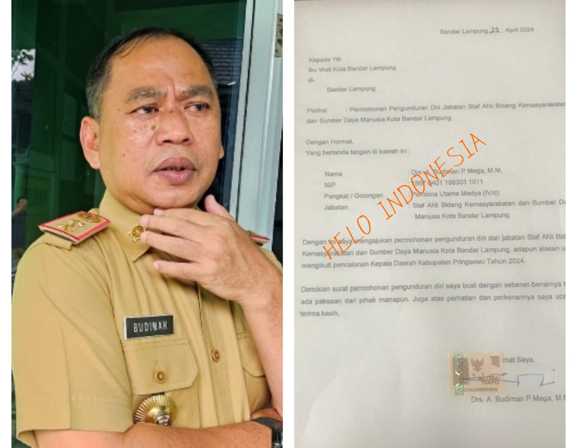 Pejabat Pemkot Mengundurkan Diri, Siap Tarung Pilkada 2024