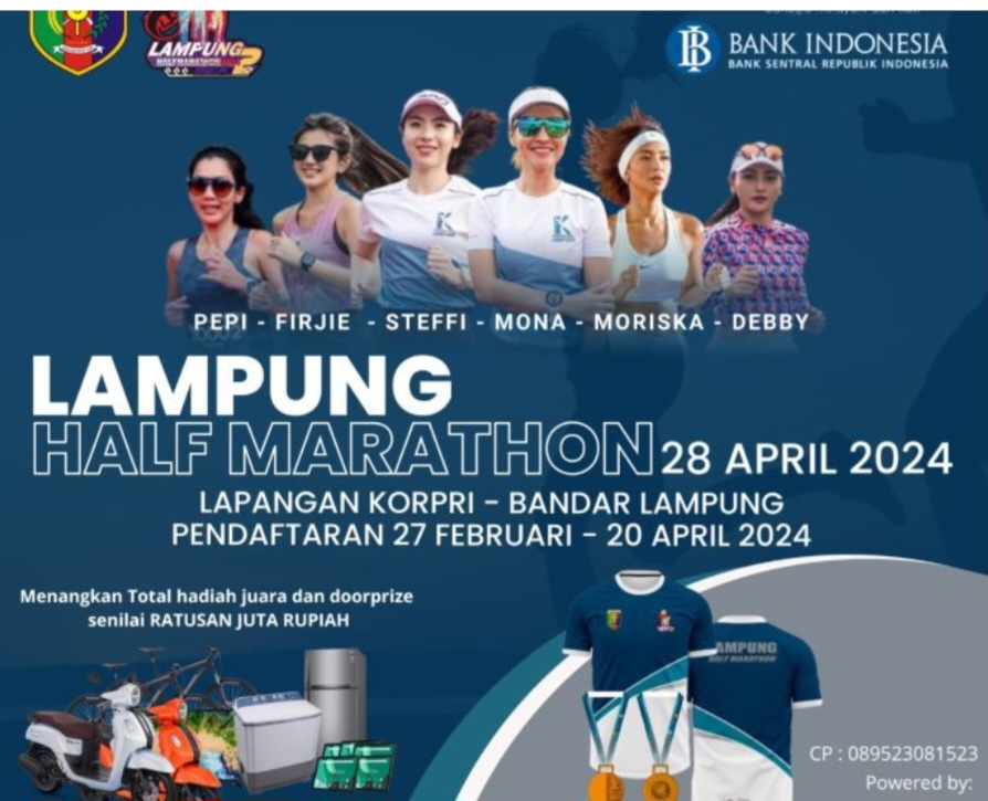 Pemprov Lampung Menggelar Lampung Half Marathon (LHM) 
