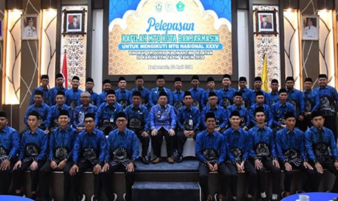 Kafilah MTQ Kota Banjarmasin Bersiap Kembali Raih Gelar Juara Umum