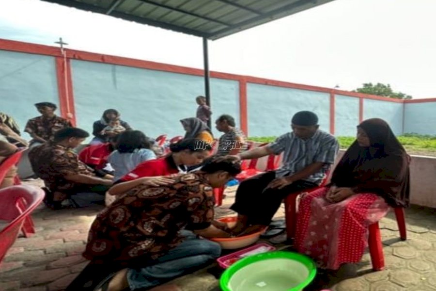 Lembaga Pembinaan Khusus Anak (LPKA) Kelas 1 Medan Kembali Gelar Kegiatan Basuh Kaki Ibu