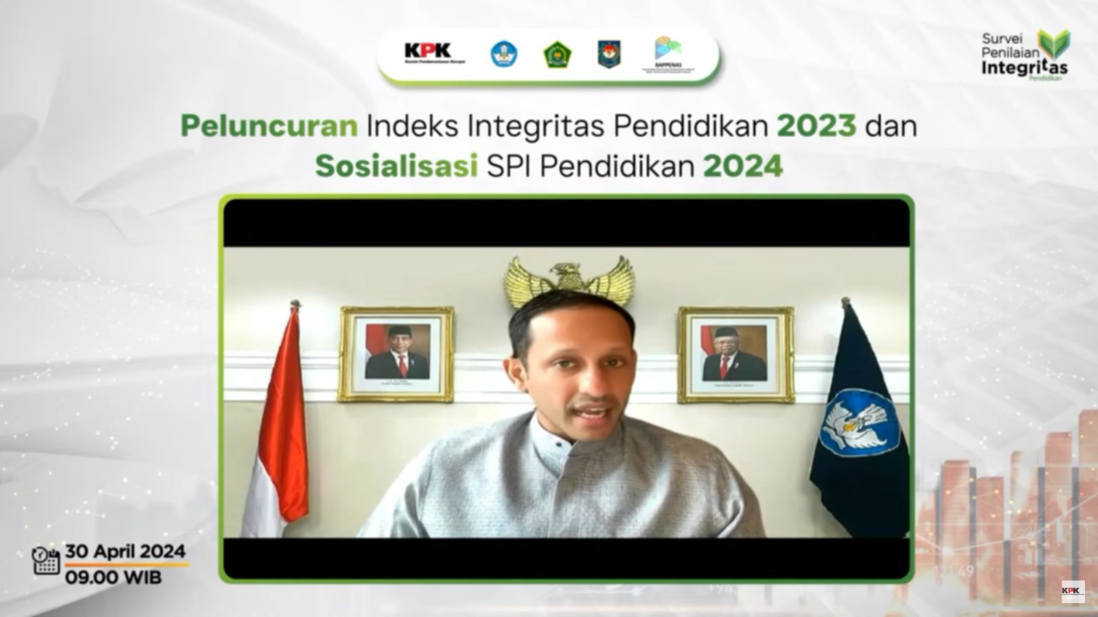 Kemendikbudristek Mendukung SPI Pendidikan Dalam Mewujudkan Generasi Masa Depan yang Antikorupsi