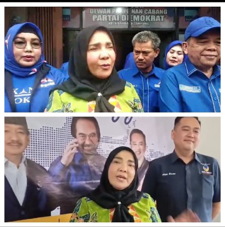 Eva Dwiana Ambil Formulir Bacawakot ke Nasdem dan Demokrat