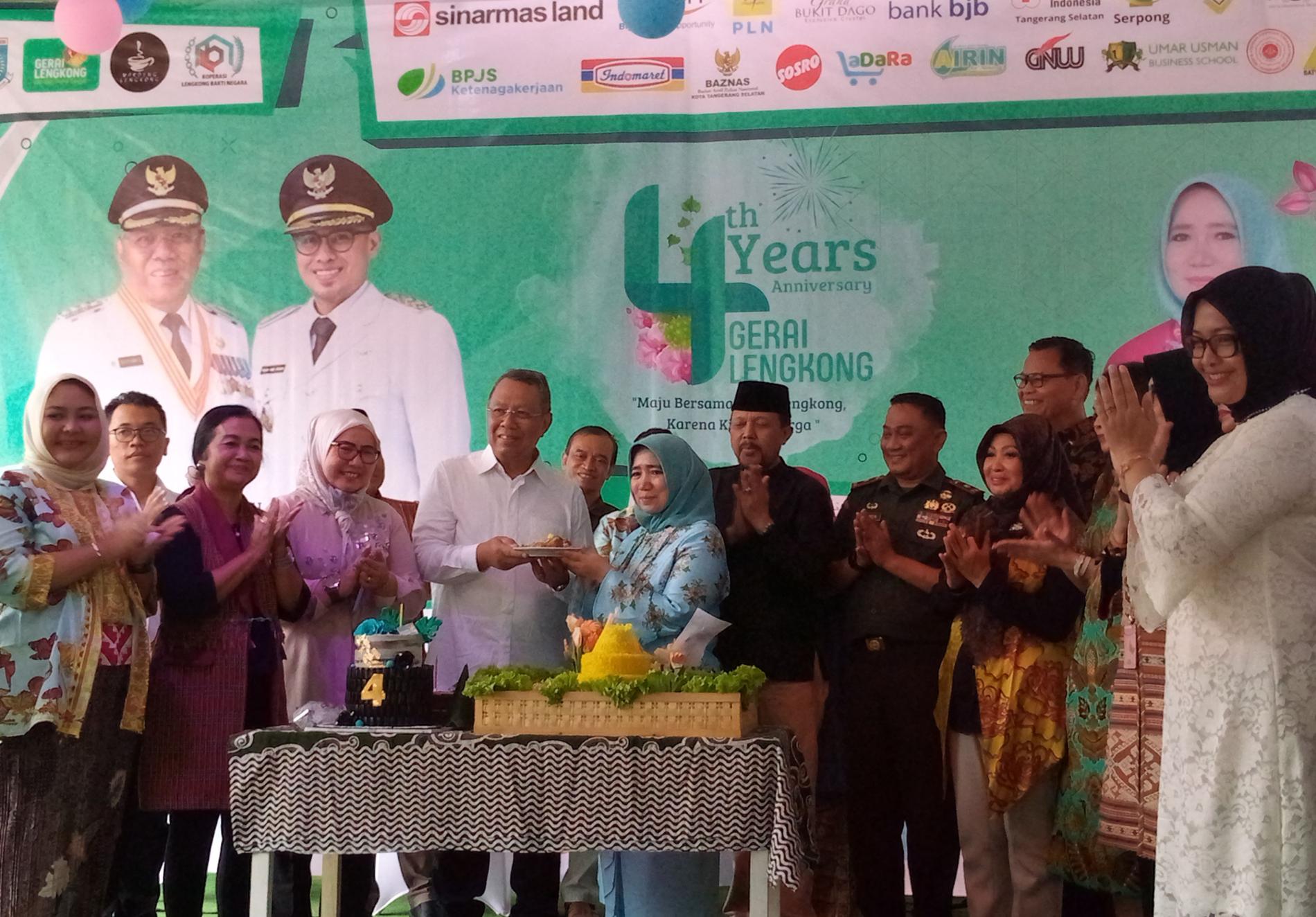 Bowie Ketua APPSI Pasmod Graha Raya Sebut Anniversary 4th Gerai Lengkong Tangsel Penuh Pesona