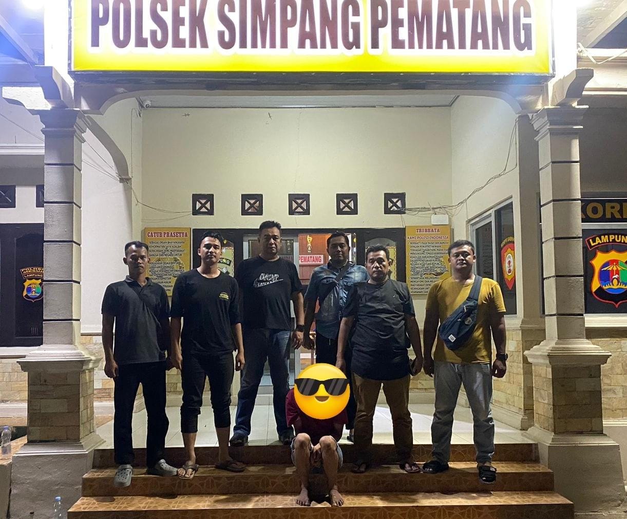 Curi HP, Warga Bujuk Agung Tuba di Amankan Polsek Simpang Pematang.
