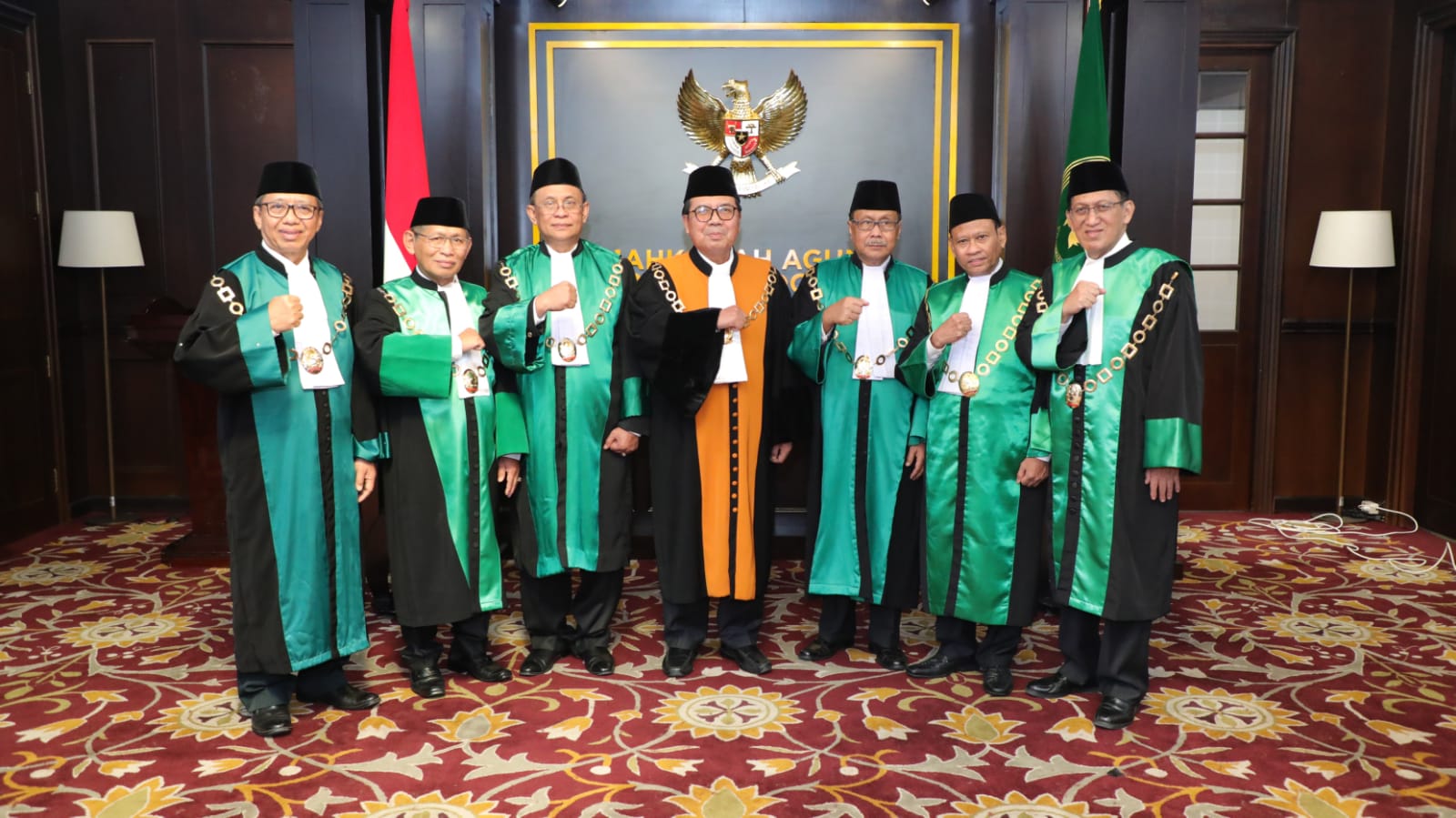 Ketua Mahkamah Agung Lantik 6 Ketua Pengadilan Tinggi Agama
