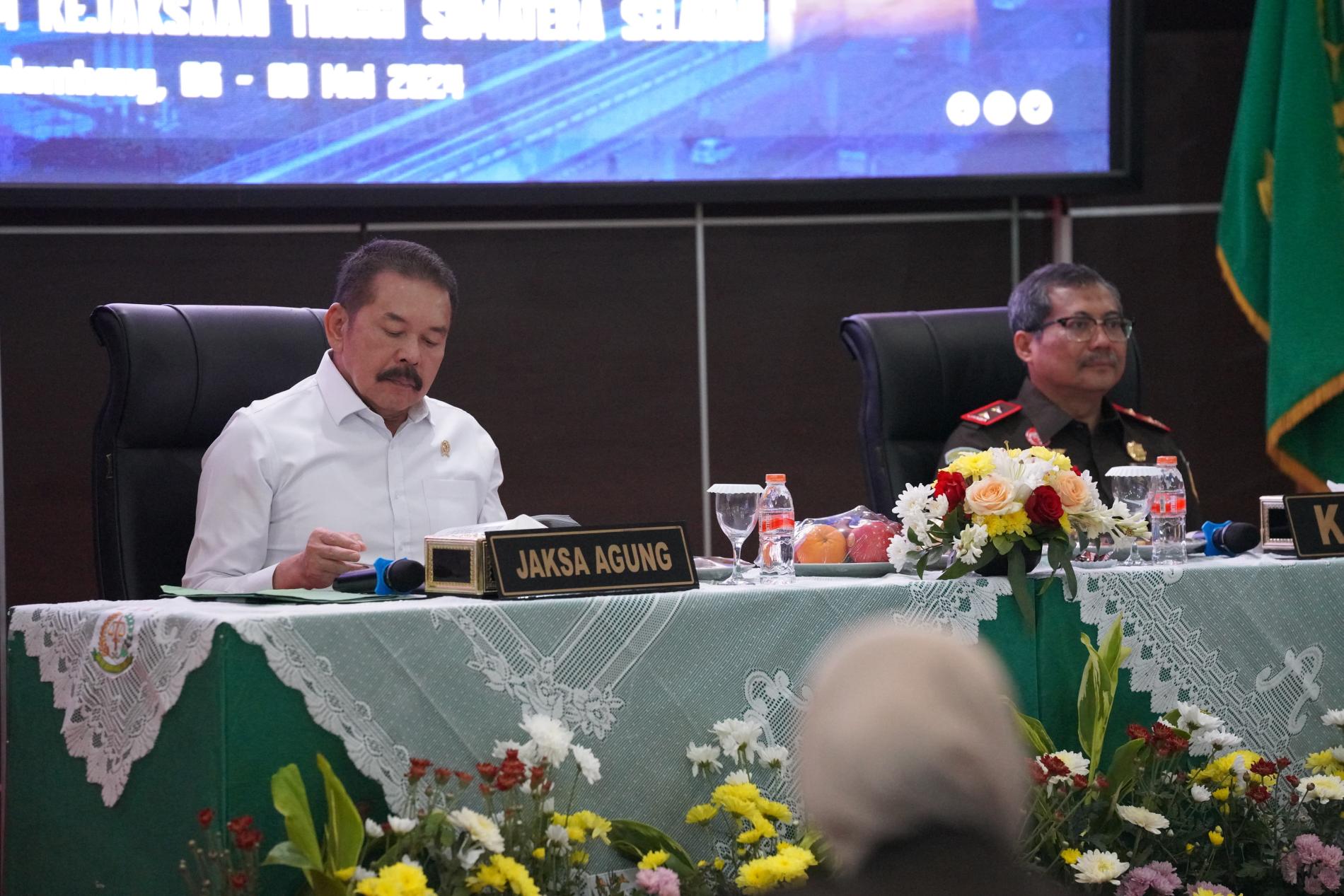 Jaksa Agung RI, Kunjungi Kejati Sumatera Selatan, Ini yang Disampaikannya, Simak!