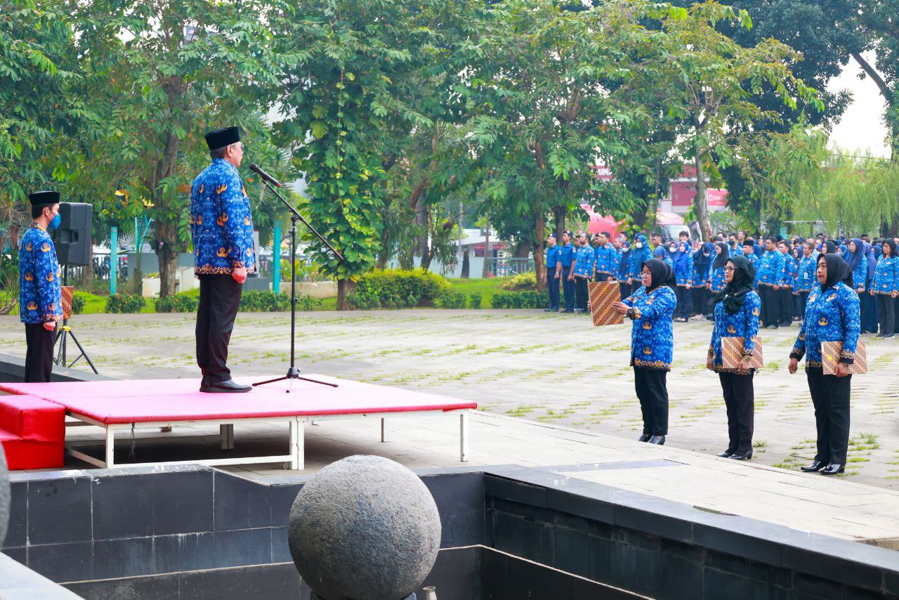 Pimpin Apel Harkitnas, Benyamin Ajak ASN Doakan Korban Jatuhnya Pesawat di Tangsel