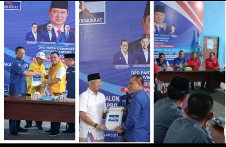 Laris Manis, 20 Bacakada Daftar via DPD Demokrat Lampung
