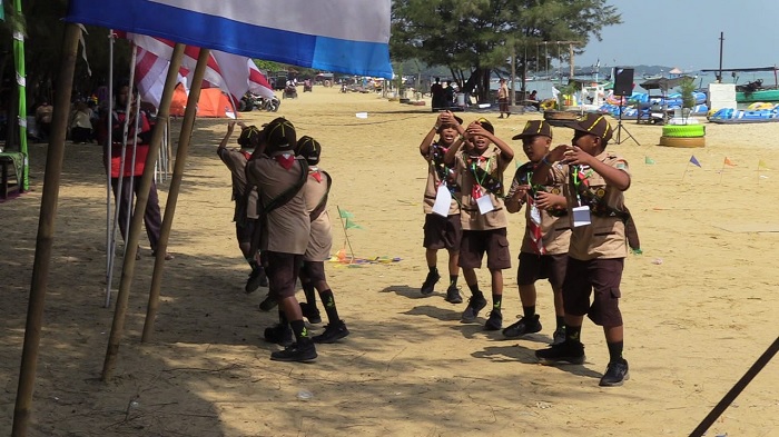Pramuka Rembang Promosikan Pesona Wisata Lokal di Pesta Siaga Jateng 2024
