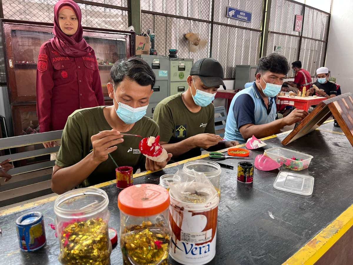 Kilang Pertamina Unit Balongan Bekali Warga Binaan Lapas dengan Keahlian