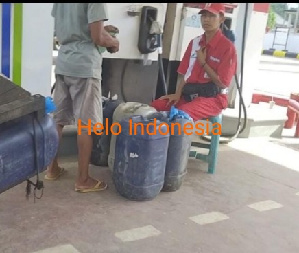 Terkesan Kebal Hukum, SPBU Berabasan Terang-Terangan Ngecor BBM 