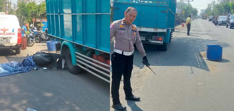 Kematian Lalu Lintas Kembali Terjadi di Gresik, Kali ini Remaja Tewas Dilindas Dump Truk Melarikan Diri