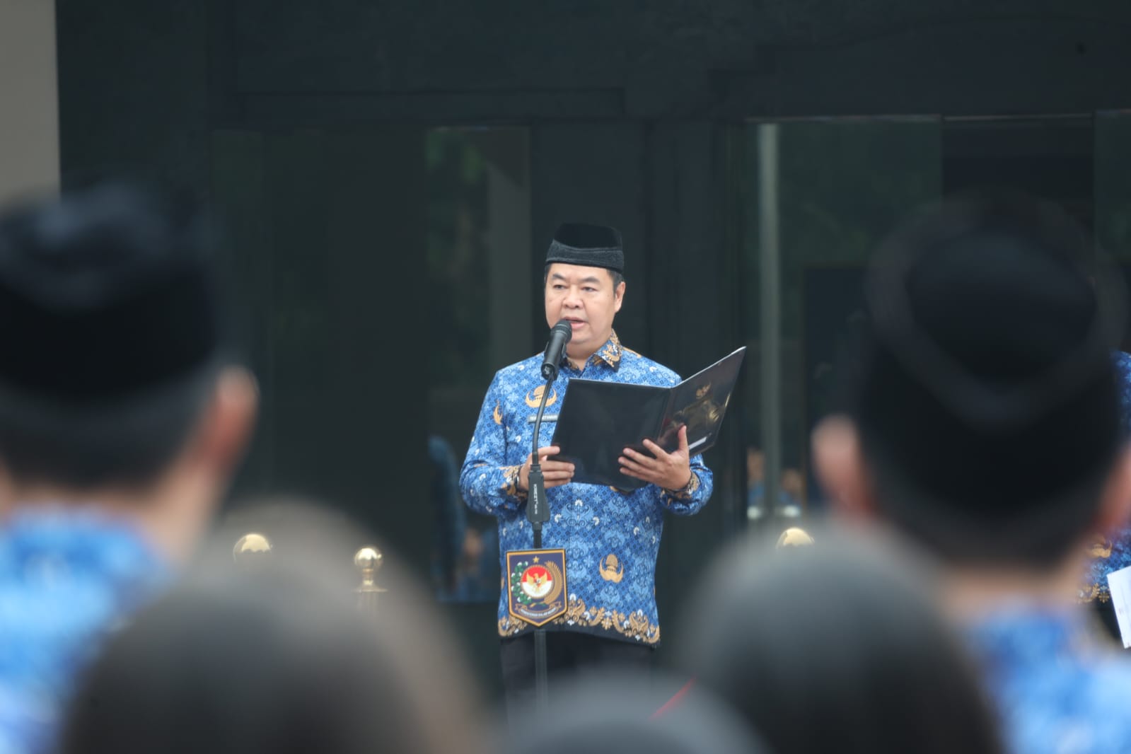  Dirjen Dukcapil Pimpin Upacara Hari Lahir Pancasila