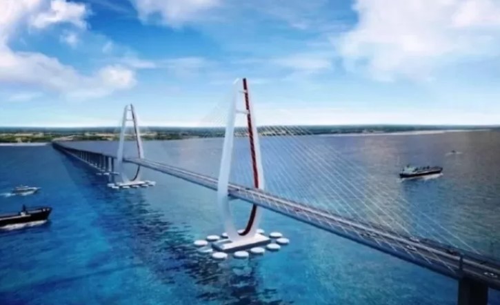 Pembangunan Jembatan Kotabaru-Tanah Bumbu Dilanjutkan dengan Anggaran Rp 3,6 Triliun