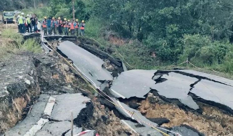 Longsor di Bitahan Baru Isolasi 7 Desa