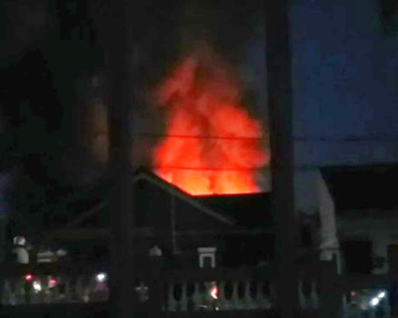 Tabung Gas Melon Bocor, 4 Bedeng Ludes Terbakar di Rajabasa