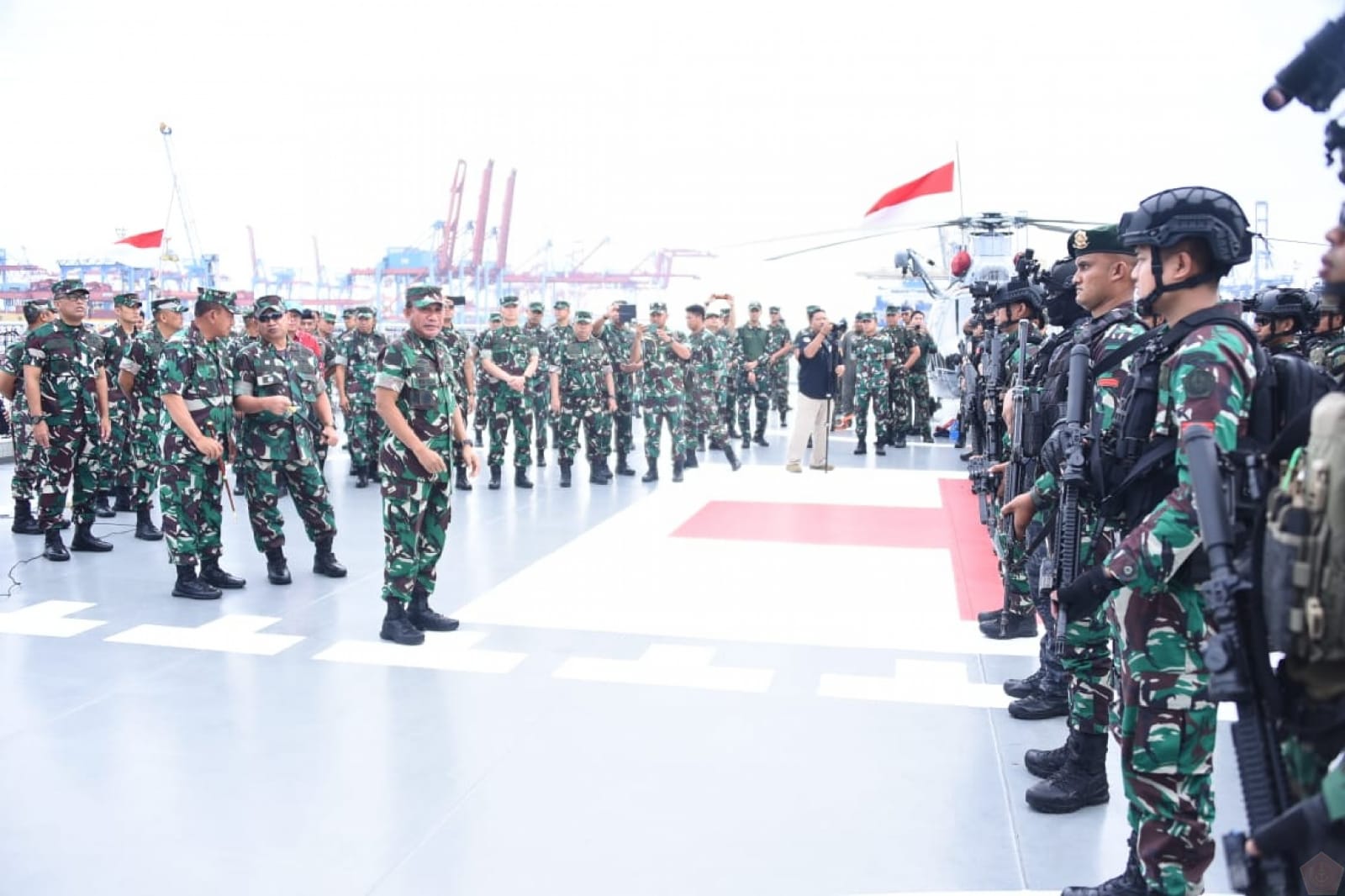 Asops Panglima TNI Cek Kesiapan Bantuan Kemanusiaan Ke Palestina