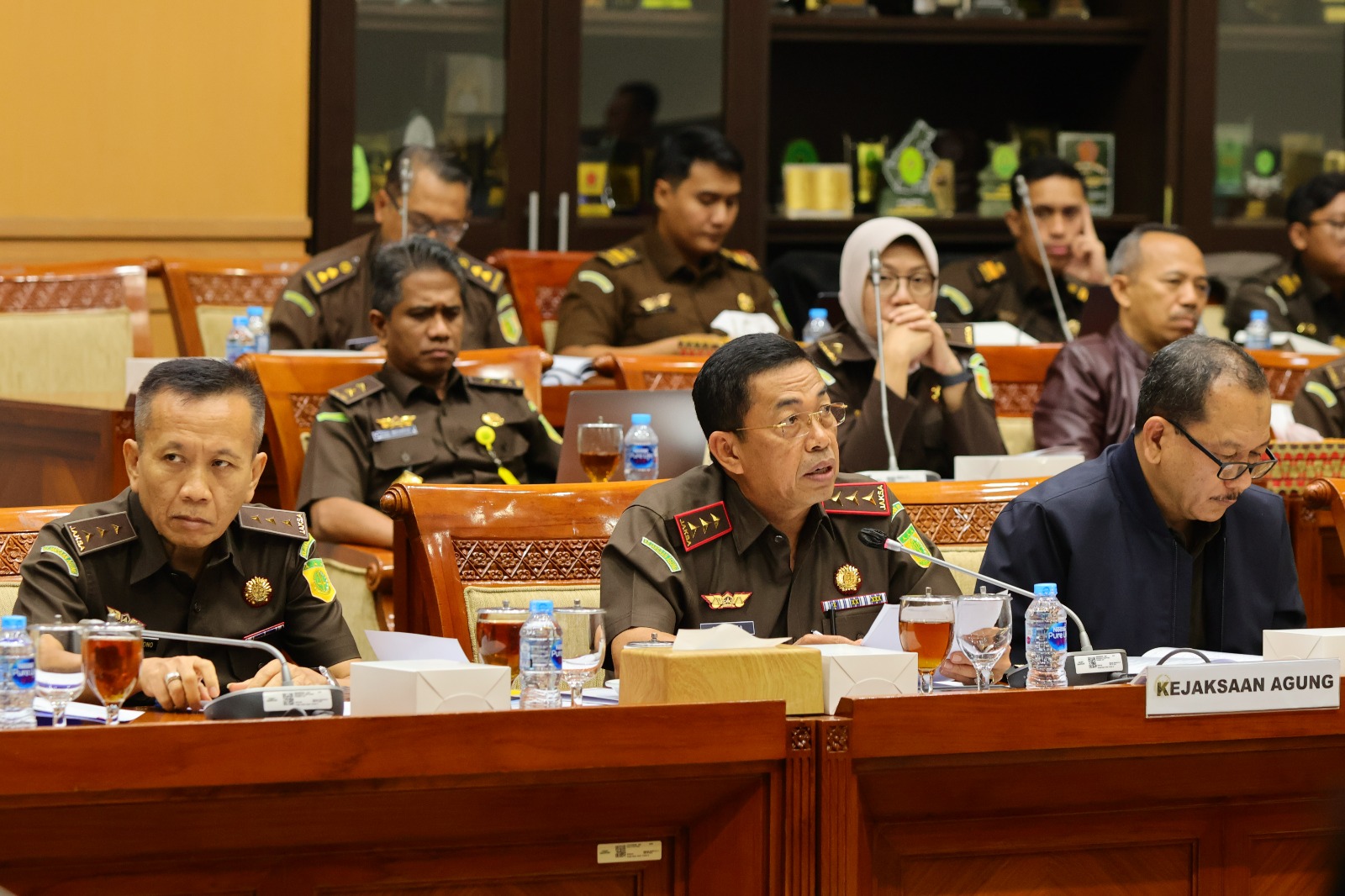 Waka Jagung di Raker DPR RI Sampaikan Pelopor Penegakan Hukum yang Berkeadilan, Humanis, Akuntabel, Transparan, dan Modern