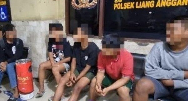Polisi Amankan 11 Remaja Anggota Gangster Bersenjata yang Viral di Media Sosial