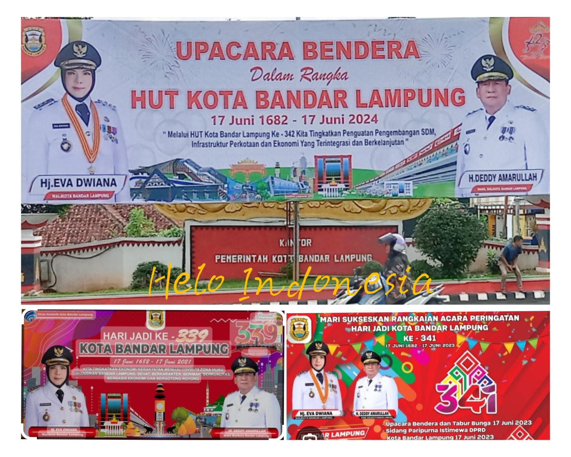 Kode Keras? Warna Baleho HUT Balam dari Merah ke Putih dan Biru Muda Tipis-Tipis