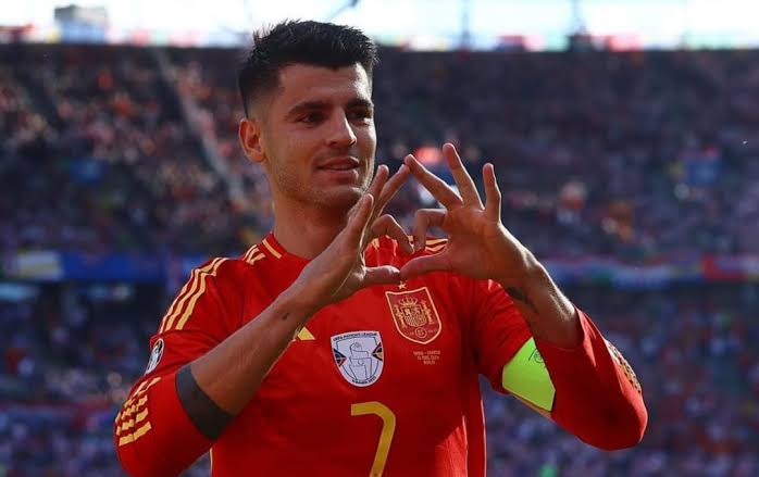 Kapten Timnas Spanyol Alvaro Morata Masuk Jajaran Elite Pencetak gol Piala Eropa Bersama Cristiano Ronaldo