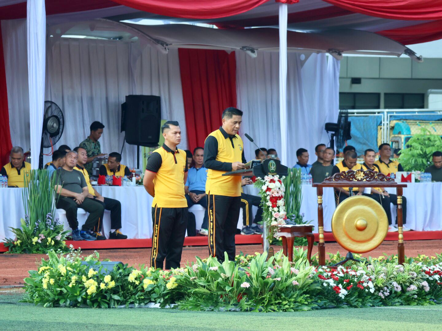 Meskipun Rayakan Hari Bhayangkara, Kepolisian Tidak Lalai Dengan Tugas Pengamanan