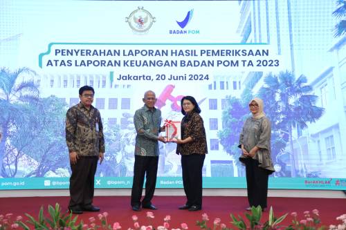 BPK Sampaikan Beberapa Permasalahan pada LK Badan POM Tahun 2023