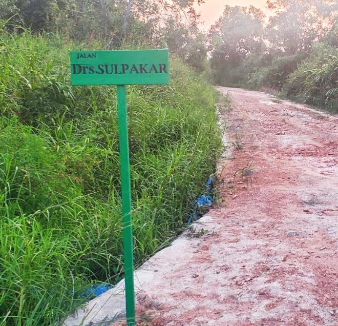 Drs Sulpakar Jadi Nama Jalan, Warga Terkesan Selama Jadi Pj