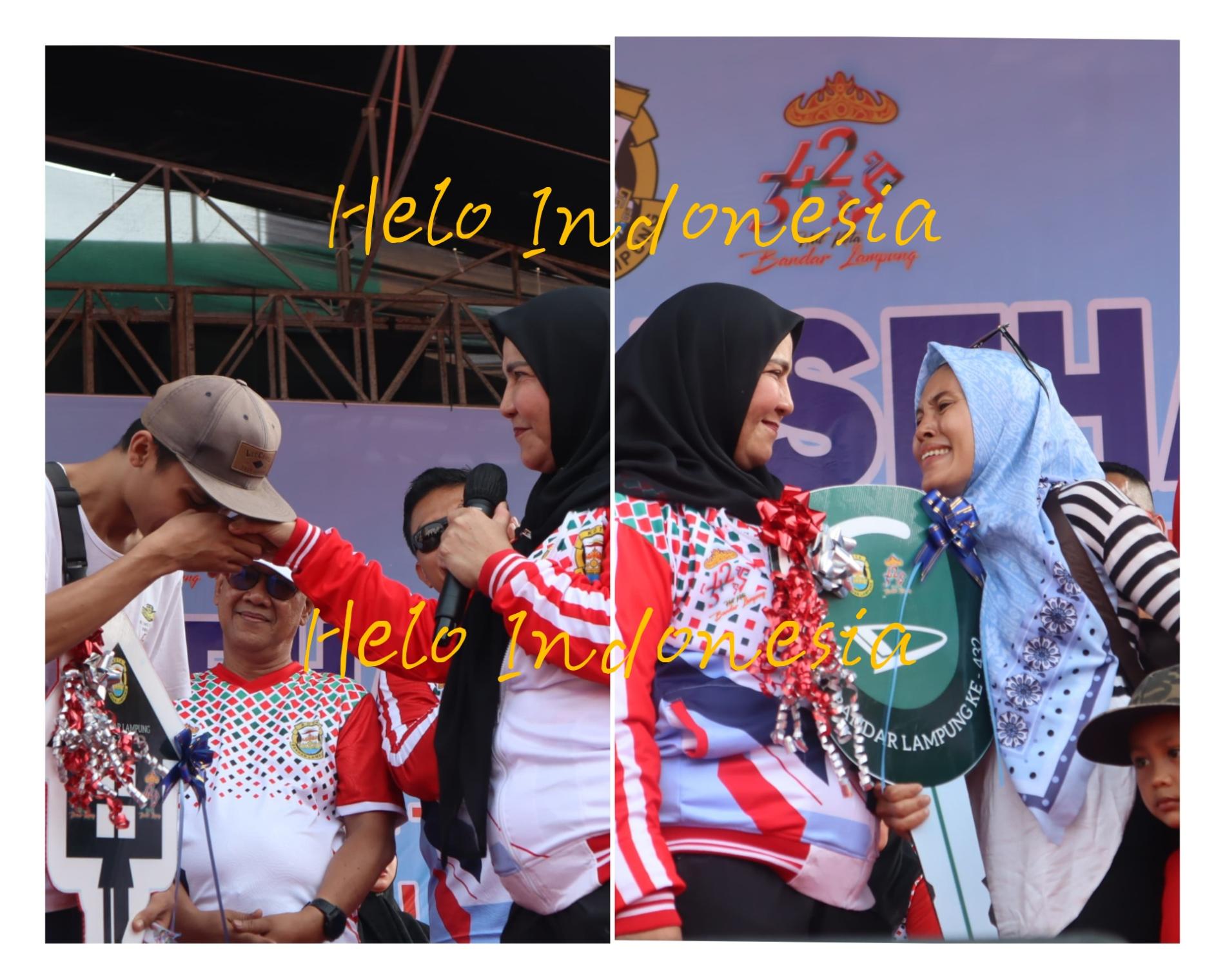 Jalan Sehat, Pedagang Tela-Tela Dapat Mobil, Pedagang Ikan Dapat Rumah