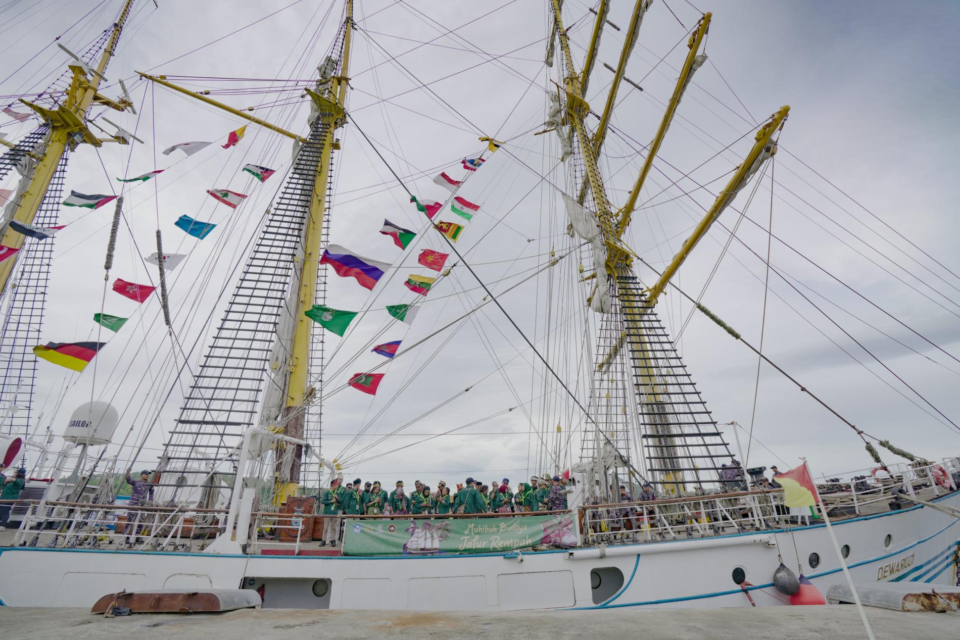 Muhibah Budaya Jalur Rempah di Sabang, Nostalgia KRI Dewaruci Menyambangi Perairan Aceh 60 Tahun Lalu
