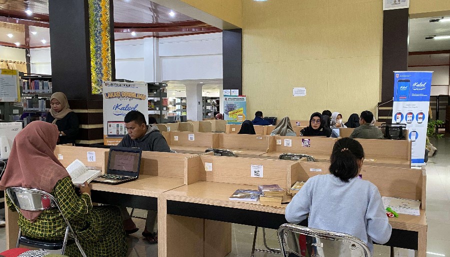 Dinas Perpustakaan Kalsel Bagi-bagi Doorprize Tiap Hari untuk Pengunjung