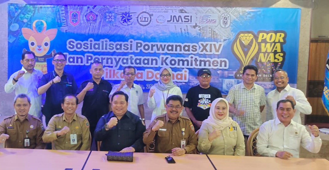 PWI Kalsel Ajak Pemimpin Media Sosialisasi Porwanas XIV 