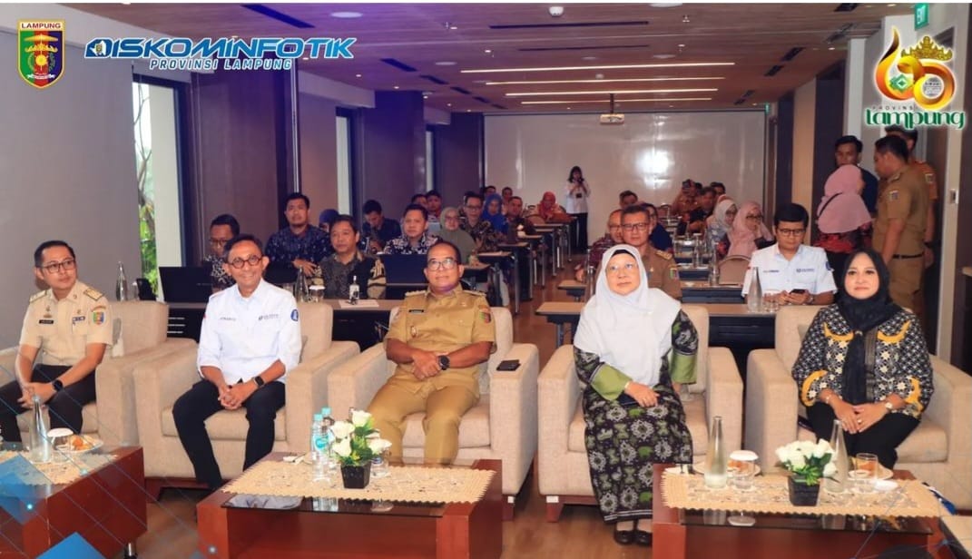 Pj. Gubernur Lampung Buka Kegiatan Capacity Building Dan Workshop Pengisian Survei Indeks Elektronifikasi Transaksi Pemerintah Daerah