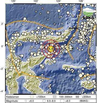 Gempa Tektonik M5,3 Mengguncang Teluk Tomini, Sulawesi Tengah, Tanpa Potensi Tsunami