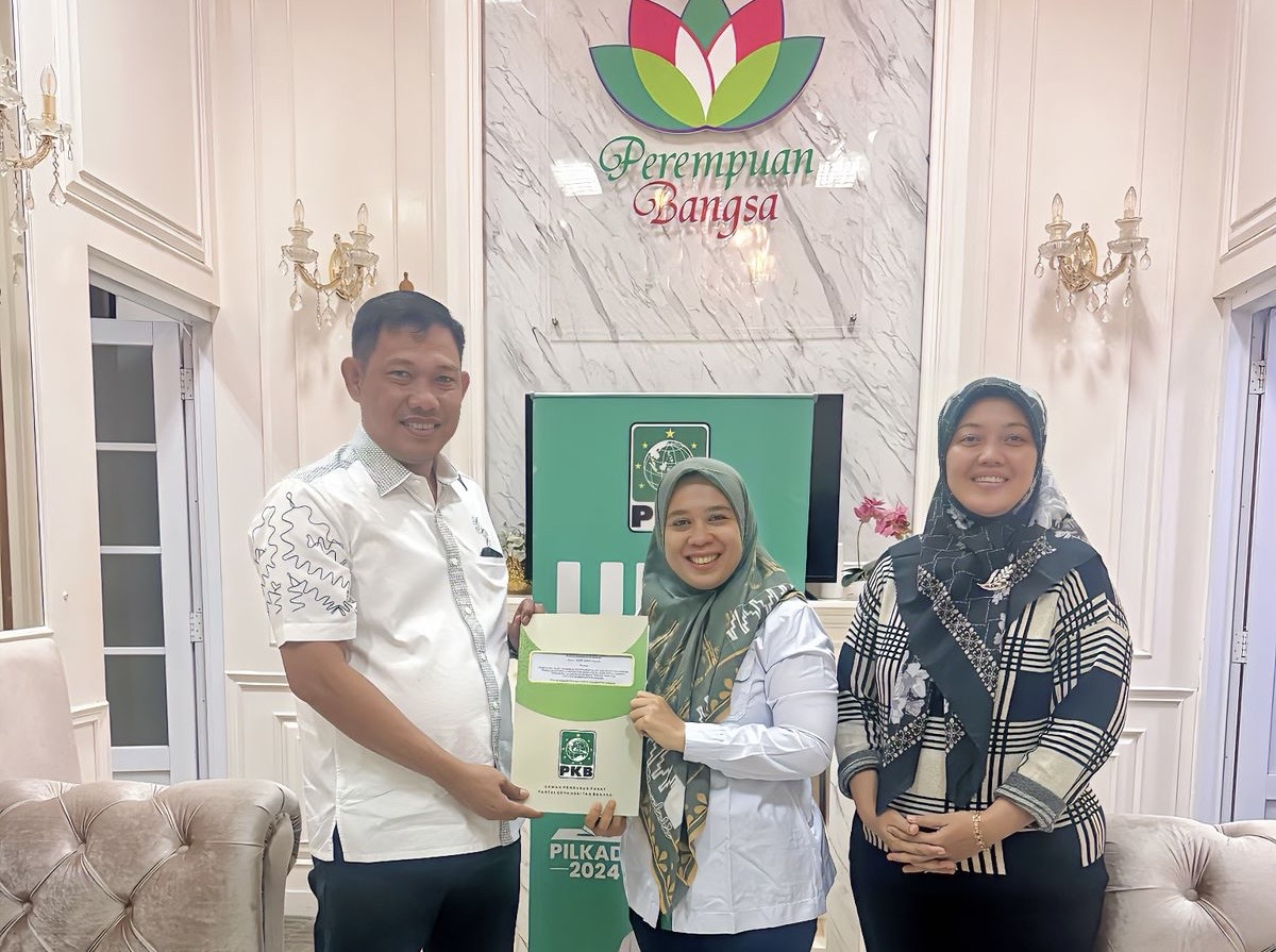 NoNa Dapatkan Rekomendasi PKB Sebagai Cabup dan Cawabup Tubaba