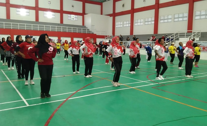 SS Yasmin Karangawen Borong Medali Kejuaraan Aerobik Forkab Demak