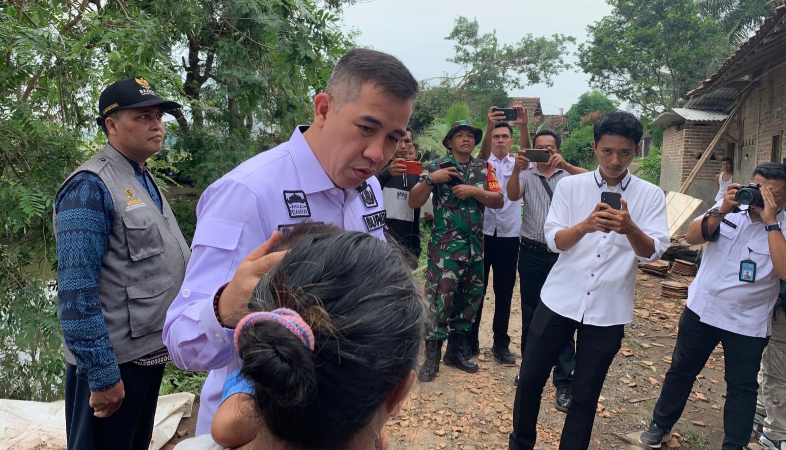 Negerikaton korban puting beliung/Foto: Rama