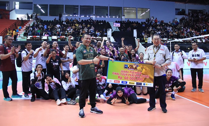 Putri Jakarta BIN Juarai Putaran Final Four Seri Pertama Proliga, Megawati Bilang Begini