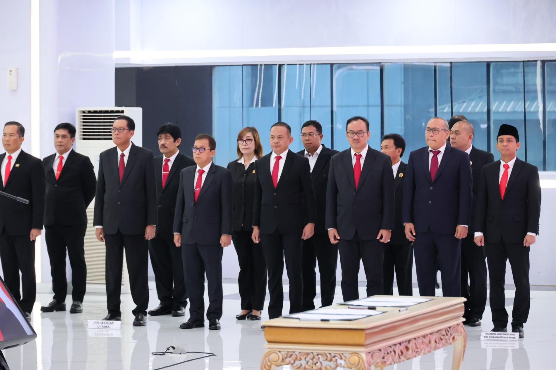 Lantik 29 Pejabat Kementerian ATR/BPN, Menteri AHY Tekankan Kinerja Optimal untuk Capai Target 100 Hari ke Depan