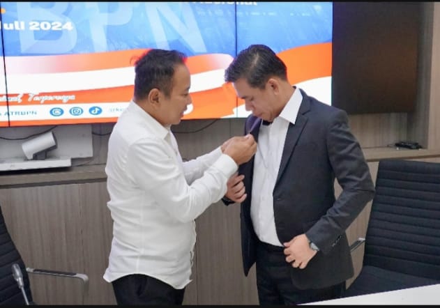Harison Mocodompis, Serah Terima Jabatan Jadi Kepala Biro Hubungan Masyarakat (Humas) Siap Pertahankan Citra Positif Kementerian ATR/BPN