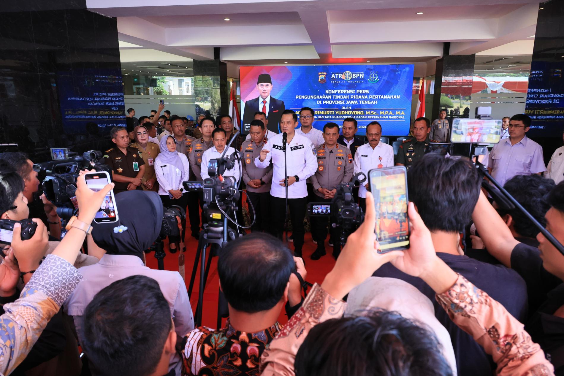 Menteri AHY Gebuk Mafia Tanah di Kabupaten Grobogan dan Kota Semarang, Selamatkan Potensi Kerugian Rp3,41 Triliun