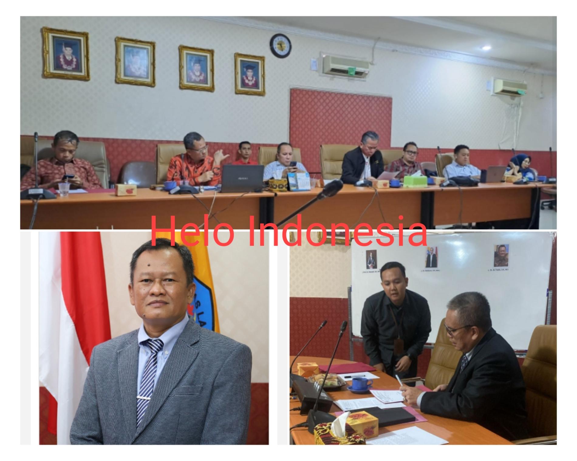 Dr. M . Fakih, SH, MS Terpilih Lagi Jadi Dekan Fakultas Hukum Unila