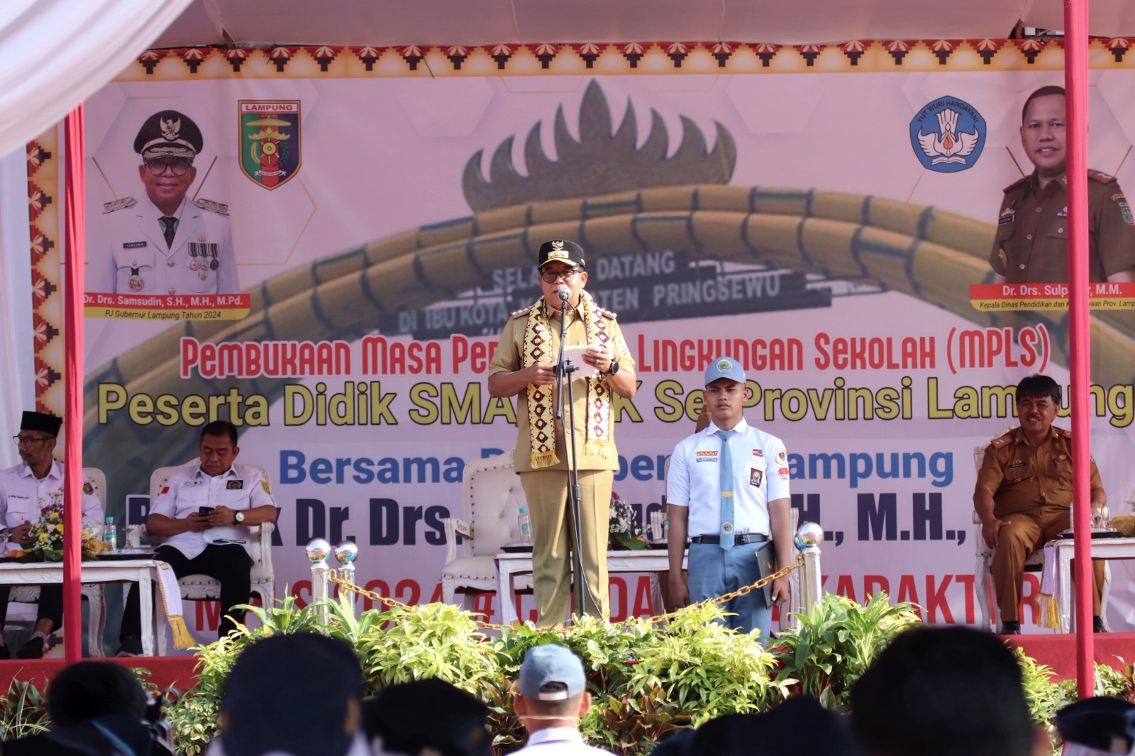 Pj. Gubernur Samsudin Perintahkan Hindari Kegiatan Perpeloncoan Pada MPLS SMA/SMK Negeri se-Provinsi Lampung