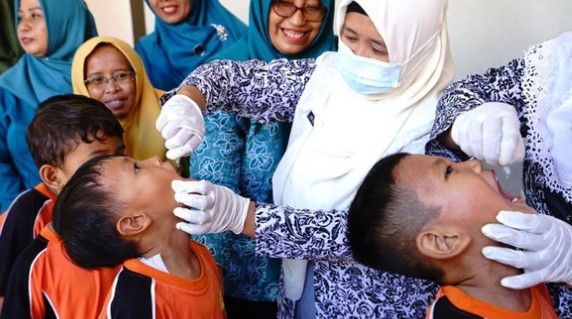 Pekan Imunisasi Nasional Polio Kalsel Targetkan 589.031 Anak