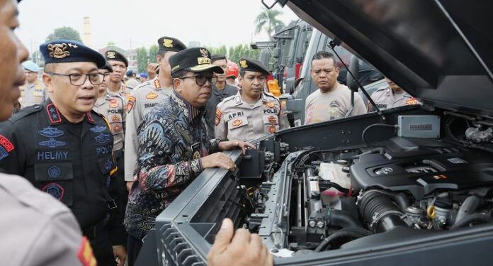 Pj. Gubernur Samsudin Hadiri Apel Gelar Pasukan dan Perlengkapan “Power On Hand”