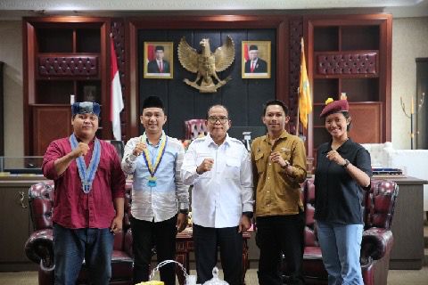 Pj. Gubernur Samsudin Terima Kunjungan OKP