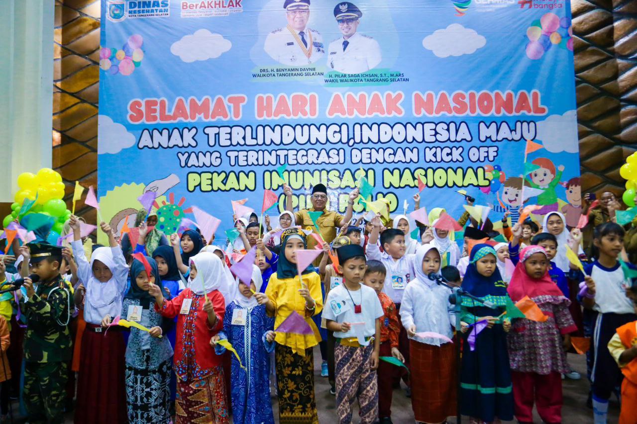 Jaga Anak dari Polio, Benyamin Ingatkan Orang Tua Terkait Imunisasi di Hari Anak